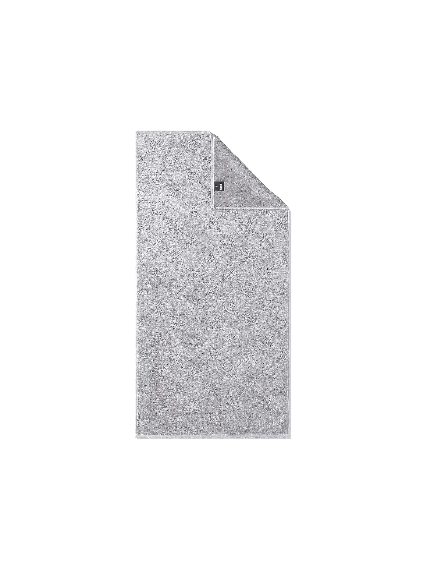 JOOP | Handtuch "Cornflower" 50x100cm (Anthrazit) | silber